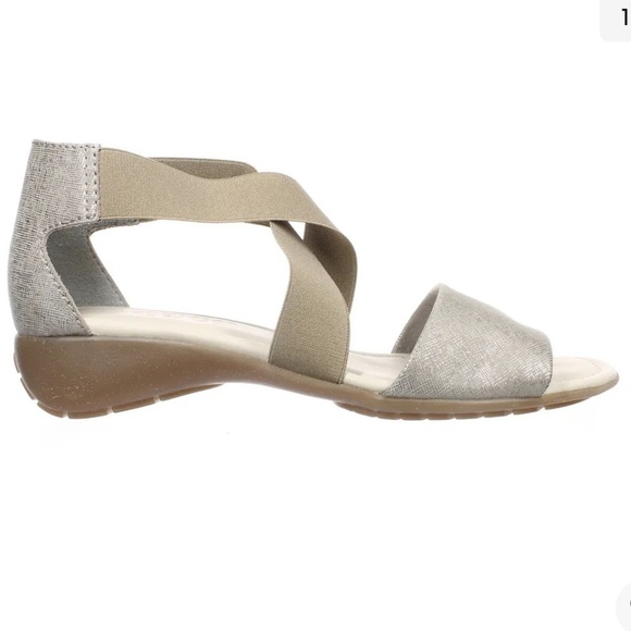 The FLEXX Sunglass Too comfort sandals - Canna Di Fucile Metallic tan Sz 11 new - Picture 1 of 11